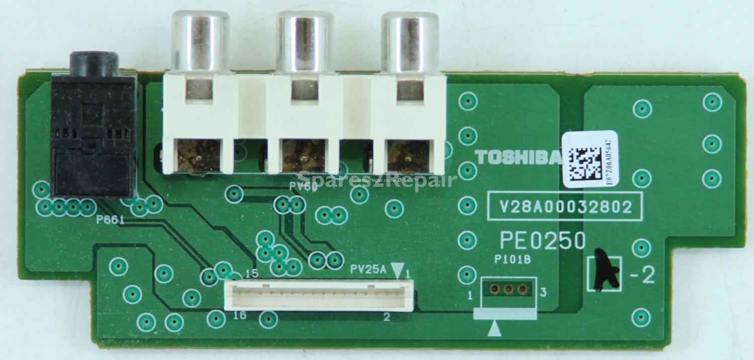 Toshiba 42X3030D - Side AV - PE0250 A-2 - V28A00032802