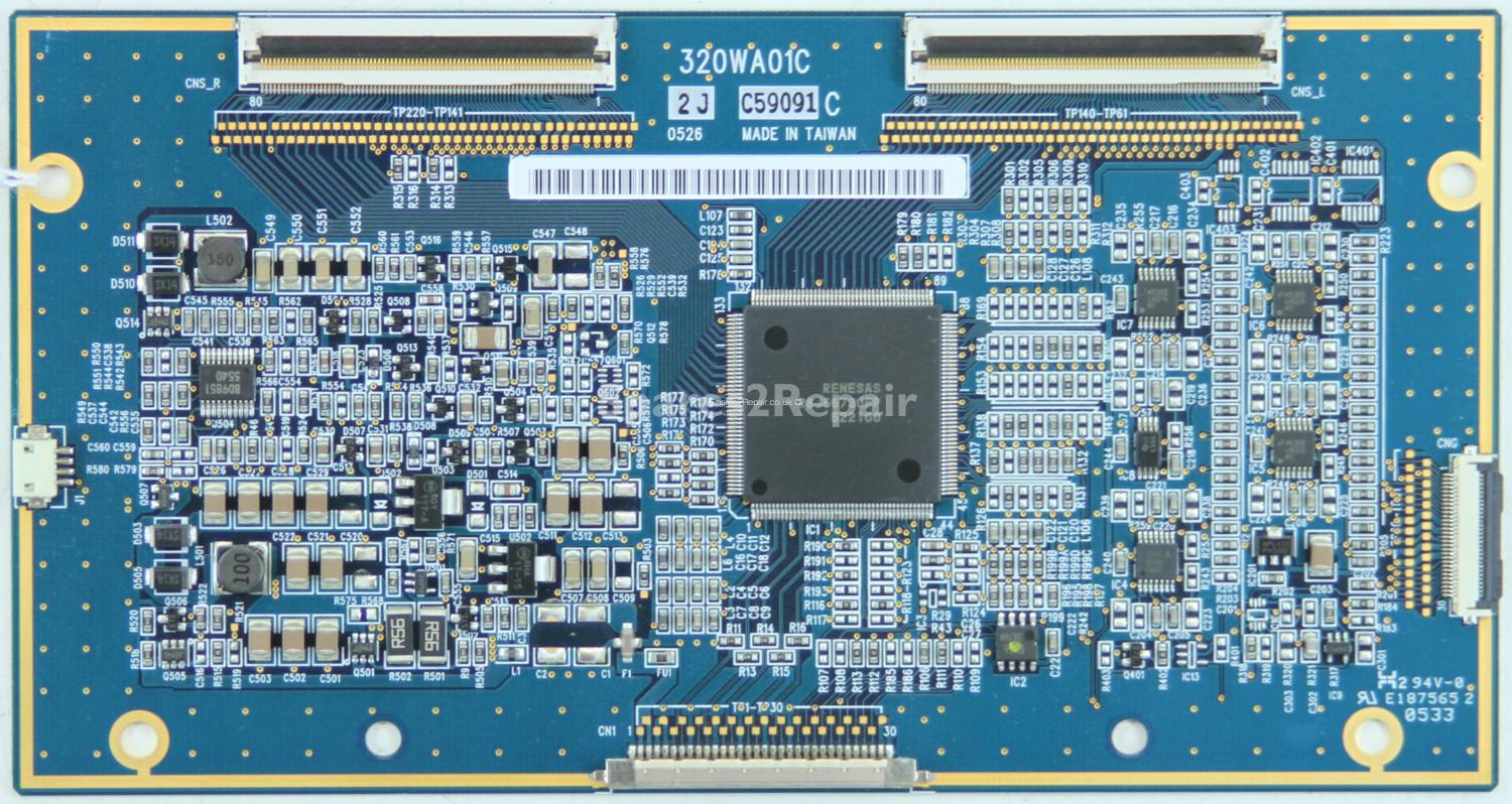 Unknown 32 Inch - T-Con - 320WA01C 2J - C59091C - 0526