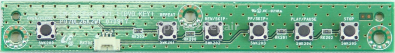 Viewpia LM-26IEB6 - DVD Buttons - LM-26IEx6 - REV1.1(DVD KEY - P070L26K2W1 - 070917